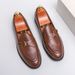 Business And Leisure Le Fu Men's Plus Size Fashionable British Style Ankle Korean Version Lazy Shoes_vogvips.com