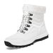 Women's Snow Boots 2023 New Winter Warm Fleece Line Thickene Northeast Outoor Skiing Cotton Shoes Sheepskin_vogvips.com