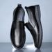 Leather Casual Versatile Summer Breathable Non-Slip Soft Sole Middle-Aged Trendy PU Business Comfortable Men's Shoes_vogvips.com