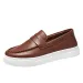 2025 Spring New Breathable Bean Shoes Men's British Style Loafers Fashion Casual Leather Sneaker Fashion Footwear 39-45_vogvips.com