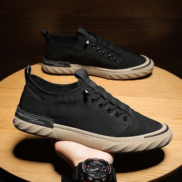 New Breathable All-match Shoes Men's Casual Canvas Sneakers_vogvips.com