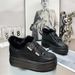 Fleece-Lined Velcro Sneakers Genuine Leather Height-Increasing Women's 8Cm Thick Sole Platform White Furry Shoes_vogvips.com