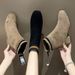 Plu Size Martin For Women, Britih Style, New Autumn Winter Sock High Heel, Elatic Boot, Chunky Heel Slim Short_vogvips.com