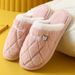 2025 New Couple Cotton Slippers Women In Autumn And Winter Indoor Use Thick Sole, Anti Slip, Wear Resistant, Home Warmth_vogvips.com