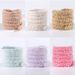 Lovely Snowflake Velvet Color Extended Shoelaces Flat Rope Plush Shoelaces_vogvips.com