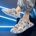 Lightweight Thick Soled Non-slip Flip-flops Wear Resistant Beach Sandals_vogvips.com