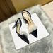 Baotou Sandals Women's Spring/Summer 2025 New French Transparent Pointed Small White High Slim Heels_vogvips.com