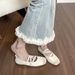 French Word With Mary Jane Shoes Flat Ballet Shoes Grandma Single Shoes Women Soft Sole_vogvips.com