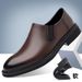 Suitable For All Seasons 2024 Autumn New Formal Business Leather Men's Casual Slip-On Work Driving Shoes_vogvips.com