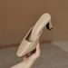 High-heeled Shoes 2026 Spring-summer New Women's Elegant Shallow Pumps, Work Shoes, Slimming Thin Heels_vogvips.com