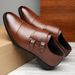 Euro Step Large Size Available Pointed Toe Groom Wedding Business Formal Men's Shoes_vogvips.com