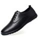 Men's Leather Shoes Driving Shoes Dad Dress Lace-up Work Shoes_vogvips.com