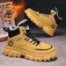 Men's Winter Fleece-Lined High-Top Martin Boots, Men's Work Shoes, Trendy And Versatile, Thick Sole, Extra Thick Warm Co_vogvips.com