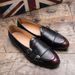 Voyage 2020 New British Style Leather Shoes Pointed Toe Men's Nightclub Korean Version Hairstylist Personality Trendy Casual_vogvips.com