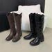 Square Toe Chunky Heel V-Cut Riding For Women 2025 Autumn Winter New Over-the-Knee Large Tube Brown Hot Girl Long Boots_vogvips.com