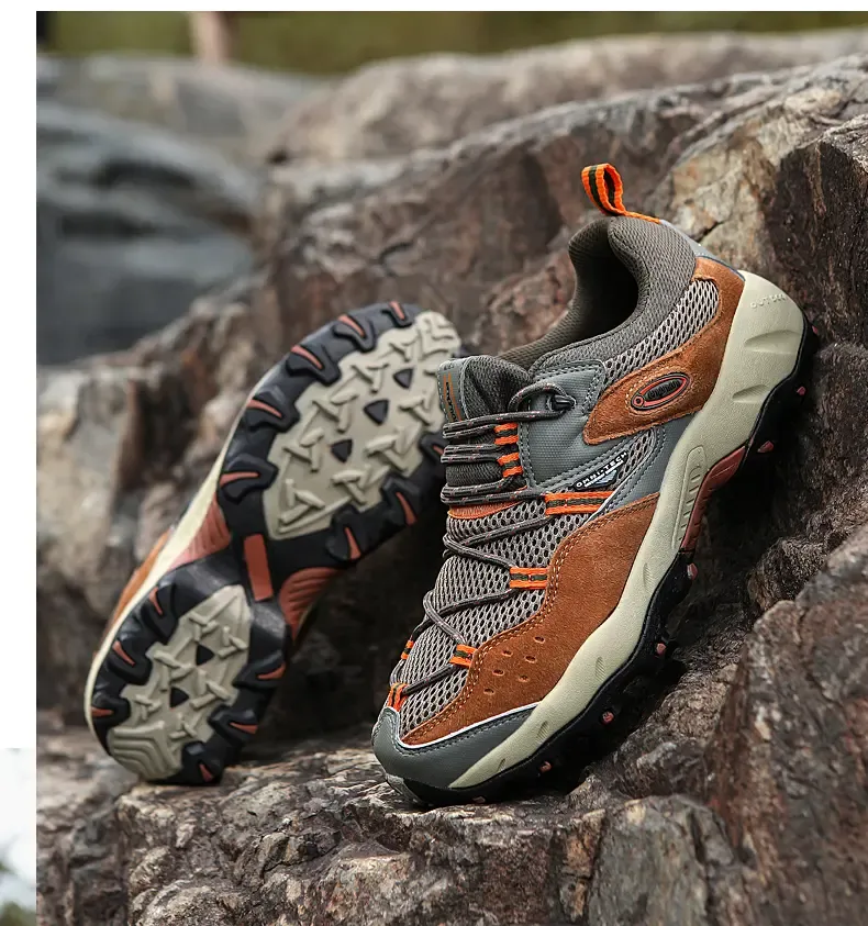 Large-size Fashion Trendy Outdoor Shoes, Casual Lightweight And Comfortable Hiking Shoes, All-season Breathable Hiking Shoes_vogvips.com