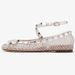European And American Cross-Border Trade New Fashion Show Mesh Rhinestone One-Strap Niche Large Size Flat Original Toe_vogvips.com
