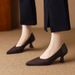 Simon Laina French-style Matte Pointed-toe Stiletto High-heeled Shoes For Women, 2026 New Spring And Autumn Shallow_vogvips.com