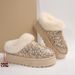 SHLIANG Thick Bottom Warm Snow Boots Women Winter Thickened Warm Sequin Cotton Shoes Comfortable Outdoor Casual Fur Shoes X0056_vogvips.com