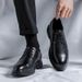 2024 Men's Genuine Leather Work Lightweight British Style Versatile Soft Sole Height Increasing Business Formal Casual_vogvips.com