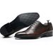 Men's Shoes Genuine Leather Men's Shoes Cowhide Rubbed Color Brogue Carved Leather Shoes Men's Summer Business Casual Formal Shoes_vogvips.com