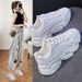 Ins Korean Version Of Dad Female 2025 Spring New Breathable Student Sports Shoes, Height Increasing Street Women's_vogvips.com