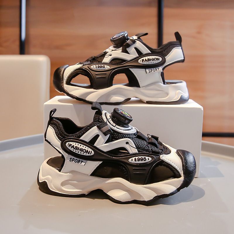 Kids' Shoes Boys' Baotou Sandals Summer New Sports Beach Shoes For Middle And Large Children Boys Soft Bottom Non Slip Children's Sandals_vogvips.com