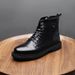 European Warm Series Trendy Brand Martin Mid-Cut High Street Style, Fashionable British Boots, Genuine Leather Work Boots For Men, Winter_vogvips.com