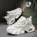 Euro Step Large Size Men's 2025 Dad Sports Trendy Wear-resistant Thick-soled Height-increasing Shoes Casual Versatile_vogvips.com