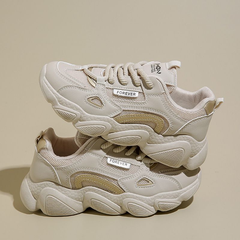 White Shoes For Women New Version Female Students Casual Sports All Match Shoes Street Shot F666_vogvips.com