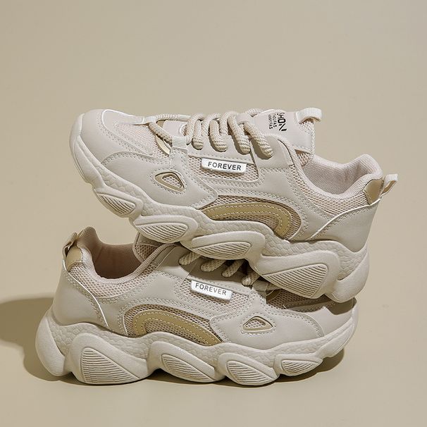 White Shoes For Women New Version Female Students Casual Sports All Match Shoes Street Shot F666_vogvips.com