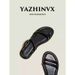 Low-heeled Fairy-style Open-toe For Women, Fashionable Thin-strap Roman Sandals, New Summer 2025 Fashion Sandals_vogvips.com