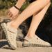 Men's Summer Hole Shoes Hollow Breathable Beach Shoes, Soft Sole, Breathable, Closed-Toe, Non-Slip, Large Size Sandals_vogvips.com