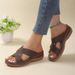 Women's Shoes New Style Sandals For Women Wedge Heel Ladies Large Size Slippers Mother Shoes Roman Style_vogvips.com