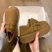 women's All Inclusive 2025 Spring Autumn New Style With One Foot Double Buckle And Round Toe Boken Shoes For Lazy_vogvips.com