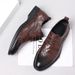 The first layer of sheepskin men's business casual leather shoes formal men's leather men's shoes pointed single shoes_vogvips.com