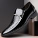 Autumn Large Size Leather New Business Formal Pointed Toe Shiny Youth Korean Style Casual Breathable Shoes Men's Trend_vogvips.com