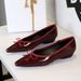 3683-19 European And American Style Summer New Pointed-toe Leopard Print Women's Shoes, Shallow Wedge Low Heel, Elegant_vogvips.com