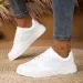 DJSUNNYMIX Caual Sneaker Woman Shiny Sequin Fahion Trend Board Sport Lightweight Large Size Flat Bottom Women'_vogvips.com