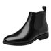 European Warm Series British Men's Shoes Plus Velvet Leather Martin Large Size Boots Men_vogvips.com