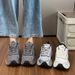 Thick Soled Dad Women's Height Increasing Cute Mesh Shoes, Summer New Student Versatile White Shoes_vogvips.com
