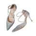 French Style Gradient High Heels 2025 New Sequin Crystal Wedding Internet Celebrity Thin Heel Pointed Toe Versatile_vogvips.com