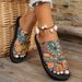 Women’s Shoes Summer New Style Slip On Lightweight And Comfortable Roman Flat Bottom Fish Mouth Beach Sandals_vogvips.com