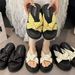 Women's Thick-soled Cross-strap Polka Dot Sandals 2026 Spring-summer New Style Outdoor Platform Fashion Slippers_vogvips.com
