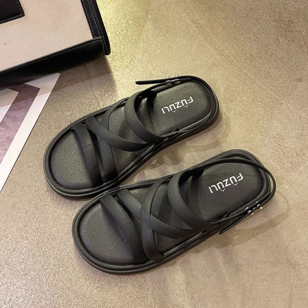 Summer New Women's Flat Sandals - Fashionable, Casual, Soft Sole, Lightweight Slides For Vacation, Beach, And Seaside_vogvips.com