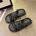 Summer New Women's Flat Sandals - Fashionable, Casual, Soft Sole, Lightweight Slides For Vacation, Beach, And Seaside_vogvips.com