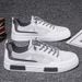 Summer Breathable Mesh Canvas Trendy Versatile Small White Thick Soled Sports And Casual Board Shoes, Men's_vogvips.com