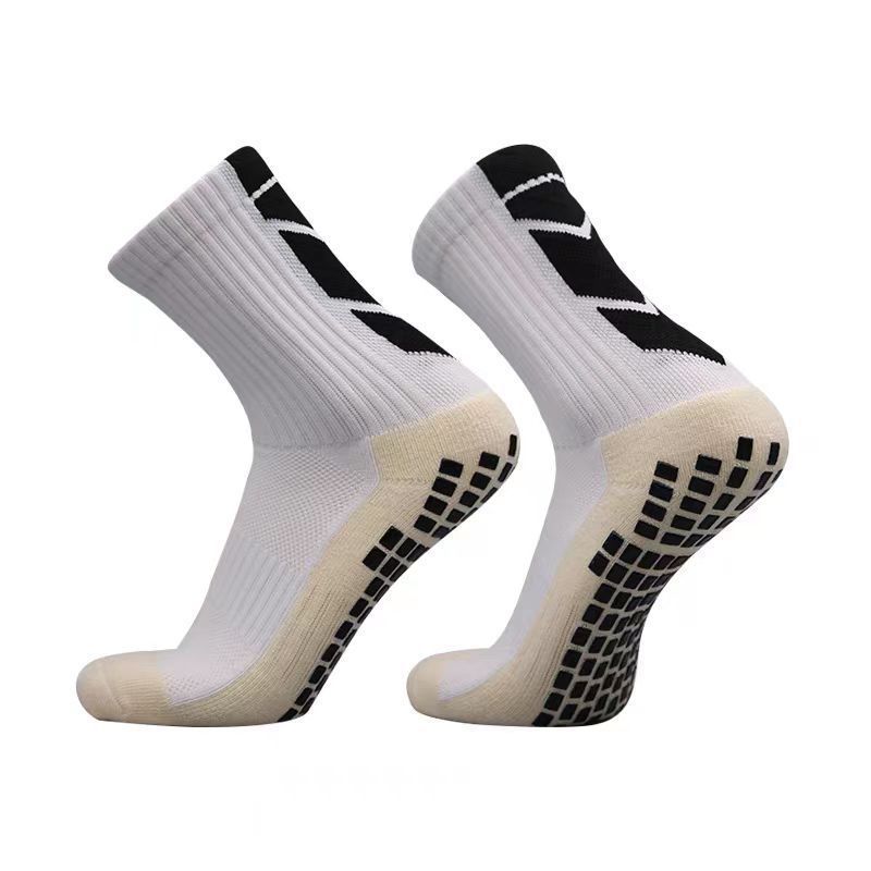 Non-slip football socks Sports socks mid-tube towel socks Adult youth sports socks_vogvips.com