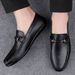 Doudou Shoes Men's Soft-soled Foot-fitting Lazy Shoes Men's Driving Shoes_vogvips.com