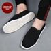 Men's Old Beijing Cloth Shoes Slip-On Handmade Multi-Layered Sole Casual Breathable Work Shoes_vogvips.com